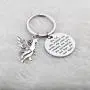 BAUNA Phoenix Encouragement Keychain Phoenix Jewelry for Friends She Fell She Broke and Then She Rose Again Phoenix Charms