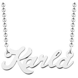 Mel Crouch Love Personalized Name Necklace Semi-Customized Monogram