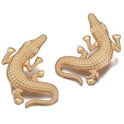 Exaggerated Dragon Crocodile Alligator Earrings Dangle Personalized Crocodile Animal Drop Earrings Stud for Women Teen Girls Gothic Jewelry