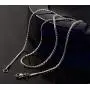 TRUSUPER 2-4 MM Stainless Steel Cable Chain Mens Womens Chain Necklace Jewelry,18-36inch