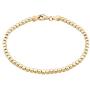 Miabella 18K Gold Over 925 Sterling Silver Organic Cube Bead Chain Bracelet for Women Men, 6.5, 7, 7.5, 8, 8.5 Inch Handmade in Italy Miabella 18K Gold Over 925 Sterling Silver Organic Cube Bead Chain Bracelet for Women Men, 6.5, 7, 7.5, 8, 8.5 Inch Handmade in Italy