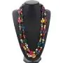 SELOVO Bohemia Women Layers Statement Colorful Wooden Beads Necklace Novelty Jeweley SELOVO Bohemia Women Layers Statement Colorful Wooden Beads Necklace Novelty Jeweley