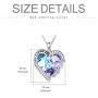 TOUPOP I Love You Forever Jewelry s925 Sterling Silver Infinity Heart Pendant Necklace Jewelry Gifts for Women Wife Girlfriend Mom Wedding Anniversary Birthday Mothers Day