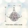 INFUSEU Essential Oil Diffuser Necklace Aromatherapy Lava Rock Stone Jewelry for Women Girls, Dainty Rhodium Plated Pendant, Stainless Steel Chain 24'', 7pcs Lava Stones INFUSEU Essential Oil Diffuser Necklace Aromatherapy Lava Rock Stone Jewelry for Women Girls, Dainty Rhodium Plated Pendant, Stainless Steel Chain 24'', 7pcs Lava Stones