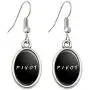 GRAPHICS & MORE Friends Pivot Novelty Dangling Drop Oval Charm Earrings GRAPHICS & MORE Friends Pivot Novelty Dangling Drop Oval Charm Earrings