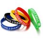 MPRAINBOW 5 Pcs Silicone Rubber Blood THINNER Medical Alert ID Wristband Emergency Bracelet,5 Colors