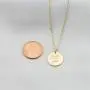 LUIWIN Inspirational Disc Necklace 14K Gold Plated Simple Engraved Hand Stamped Round Pendant Necklace Jewelry Gift for Women Girls 15 mm Disc,18'' + 2'' ext … LUIWIN Inspirational Disc Necklace 14K Gold Plated Simple Engraved Hand Stamped Round Pendant Necklace Jewelry Gift for Women Girls 15 mm Disc,18'' + 2'' ext …