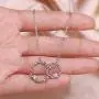 Sister Gifts from Sister - Sterling Silver Interlocking Infinity 2 Circles Necklace for Sisters, Birthday Jewelry Friendship Gifts Sister Gifts from Sister - Sterling Silver Interlocking Infinity 2 Circles Necklace for Sisters, Birthday Jewelry Friendship Gifts