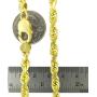 Nuragold 10k Yellow Gold 7mm Solid Rope Chain Diamond Cut Necklace, Mens Jewelry Lobster Lock 22'' 24'' 26'' 28'' 30''