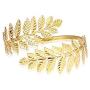 FUTIMELY 2Pieces Leaf Upper Arm Cuff Bangle Armband Bracelets for Women Teen Girls Punk Swirl Coil Armlets Bracelets Egyptian Jewelry Set