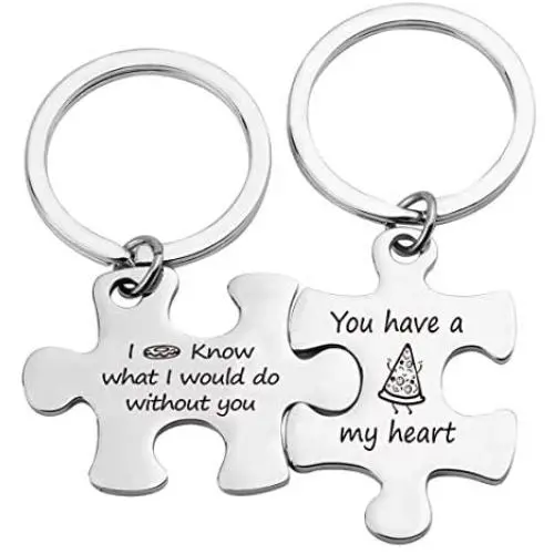 Eigso Couples Pizza Keychain I Know What I Would Do Without You Gift for Pizza Lover Food Lover Jewelry Eigso Couples Pizza Keychain I Know What I Would Do Without You Gift for Pizza Lover Food Lover Jewelry
