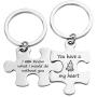 Eigso Couples Pizza Keychain I Know What I Would Do Without You Gift for Pizza Lover Food Lover Jewelry