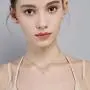 Alantyer Dainty Necklace for Women 18K Gold Plated Women Necklace 5A Cubic Zirconia Necklace for Girls 18”Gift for Women Collection Alantyer Dainty Necklace for Women 18K Gold Plated Women Necklace 5A Cubic Zirconia Necklace for Girls 18”Gift for Women Collection