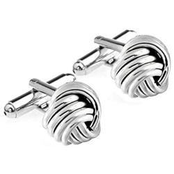 LeCalla Mens Sterling Silver Cufflinks for Dad Father Grand-Father