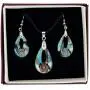 GlassOfVenice Gemma Murano Glass Necklace and Earrings Set - Aquamarine GlassOfVenice Gemma Murano Glass Necklace and Earrings Set - Aquamarine