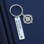 SIDIMELO Friendship Gifts Not All Those who Wander are Lost Bracelet Inspirational Jewelry Best Friend Jewelry Keychain Gifts Birthday Gifts Travel Lover Explorer Accessories