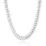Crucible Jewelry Mens Stainless Steel Polished Curb Chain Necklace (10 mm), 24-Inch, White Crucible Jewelry Mens Stainless Steel Polished Curb Chain Necklace (10 mm), 24-Inch, White