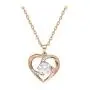 Absent Design Love Heart Necklaces Jewelry for Women | Heart Pendant Necklace | Necklaces for Teen Girls in Rose Gold Color | Perfect for Her - Gifts for Teenage Girls with Jewelry Box.
