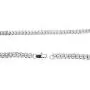 LARDROK Hip Hop Bling Arrow Cubic Zirconia Bling Sparking Wedding Gift Boy Men Cool Tennis Long Chain Tennis Cz Necklace