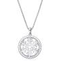 LUHE Sunflower Pendant Necklace for Women Girls Sterling Silver Sun Flower Necklace Engraved You are My Sunshine