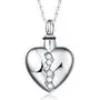 UNY Trendy Stainless Steel Broken Heart Pet Urn Ashes Pendant Memorial Ash Keepsake Cremation Jewelry UNY Trendy Stainless Steel Broken Heart Pet Urn Ashes Pendant Memorial Ash Keepsake Cremation Jewelry