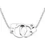 Jude Jewelers Stainless Steel Handcuff Infinity Interlocking Circle Collar Statement Necklace Jude Jewelers Stainless Steel Handcuff Infinity Interlocking Circle Collar Statement Necklace