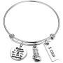 FUSTMW Boxing Keychain Gifts Boxing Glove Keychain Fitness Gifts Boxer Fan Gift Sport Lover Gift Boxing Key Ring with Inspirational Quote