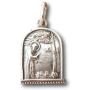 Rosa Mystica Sterling Silver St Francis of Assisi Feeding The Birds Medal