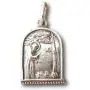 Rosa Mystica Sterling Silver St Francis of Assisi Feeding The Birds Medal Rosa Mystica Sterling Silver St Francis of Assisi Feeding The Birds Medal