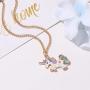 YienDoo Bohemia Necklace Trendy Simple Fashion Unicorn Pendant Gold Chain Boho Jewelry For Woman and Girls