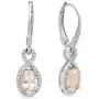Dazzlingrock Collection 10K Ladies Infinity Dangling Earrings, White Gold