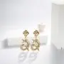 Rambling Rose Fashion Snake Drop Earrings for Women Men Gold Color Crystal Alloy Statement Exaggerated Earrings Animal Jewelry