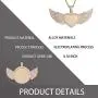 JREPPY Photo Necklace Picture Pendant Personalized Custom Angel Wings Diamond Name Mothers Day Jewelry Gifts for Women Birthday/Anniversary Day/Party