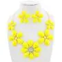 Firstmeet Shiny Flower Statement Collar Necklace with Earrings Firstmeet Shiny Flower Statement Collar Necklace with Earrings
