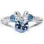 Disney Minnie Mouse Girls Jewelry, Silver Plated Crystal Head Ring, Size 4 Disney Minnie Mouse Girls Jewelry, Silver Plated Crystal Head Ring, Size 4