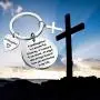 CYTING Goddaughter Gift A Goddaughter is a Wonderful Blessing Cross Keychain First Communion Baptism Gift Religious Jewelry Christening Gift CYTING Goddaughter Gift A Goddaughter is a Wonderful Blessing Cross Keychain First Communion Baptism Gift Religious Jewelry Christening Gift
