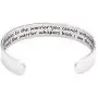 O.RIYA Encouragement Bracelet - Fate Whispers to The Warrior You Cannot Withstand The Storm and The Warrior Whispers Back I Sm The Storm, Inspirational Jewelry Gifts for Her