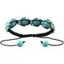Comelyjewel Premium Quality Bohemian Turquoise Turtle Bracelet Hand Knit Bracelet for Women Girls
