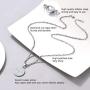 PROSTEEL Stainless Steel Saint Benedict Medal Necklace, Protection Jewelry for Men Women, 18K Real Gold Plated, 22inch-24inch Adjustable, Come Gift Box