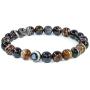 Jan&Dee Natural Semi-Precious Gemstone Healing Power Sardonyx Agate Crystal Bracelet