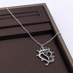 Thistle Luckenbooth Necklace Scotland Necklace Outlander Jewelry Crown Ireland Irish Royalty Outlander Necklace