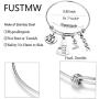 FUSTMW Science Symbol Keychain Atom Microscope Key Chain Biology Chemistry Teacher Gift Keyring Science Lovers Gift