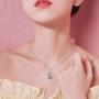 Panda Necklace Jewelry 925 Sterling Silver Cute Animal Pendant Necklace Gifts for Women Mother Daughter