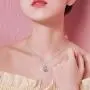 Panda Necklace Jewelry 925 Sterling Silver Cute Animal Pendant Necklace Gifts for Women Mother Daughter