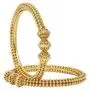 SANARA Gold Plated Ball Design Indian Bollywood Ethnic Polki Bangle set Polki bridal jewelry