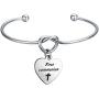 MAOFAED First Communion Gift Goddaughter Bracelet Bapitism Pearl Bracelet Knot Cuff for Her