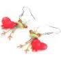 NEWEI Acrylic Sweet Cartoon Prince Frog Heart Earrings Drop Dangle Fashion Animal Jewelry for Women Girls Teens Gift Charms NEWEI Acrylic Sweet Cartoon Prince Frog Heart Earrings Drop Dangle Fashion Animal Jewelry for Women Girls Teens Gift Charms