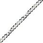 Sterling Silver Italian 2.5mm Diamond-Cut Cuban Curb Link Chain Necklace for Men Women