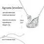 Agvana 14K Solid White Gold Diamond Swan Dainty Pendant Necklace Fine Jewelry Anniversary Birthday Gifts for Women Teen Girls Sister Lover Wife Mom Grandma Her Yourself, 16+2 Inch Extender Agvana 14K Solid White Gold Diamond Swan Dainty Pendant Necklace Fine Jewelry Anniversary Birthday Gifts for Women Teen Girls Sister Lover Wife Mom Grandma Her Yourself, 16+2 Inch Extender