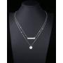 Inspirational Jewelry S925 Sterling Silver My Story Isnt Over Yet Semicolon Necklace 18''